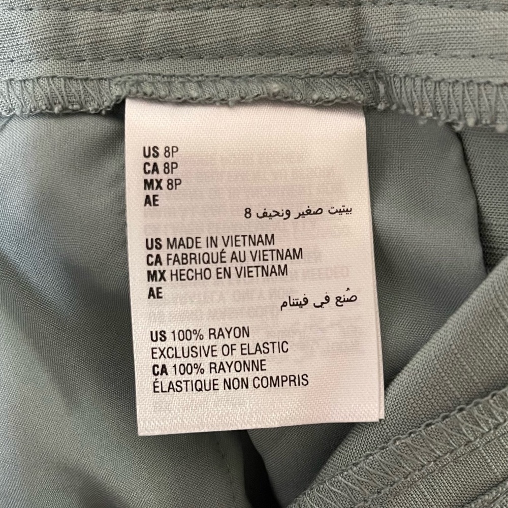 BAR III Sage Green Wide Leg pants | High Waist
Pants for work | palazzo pants 8P - Picture 5 of 11